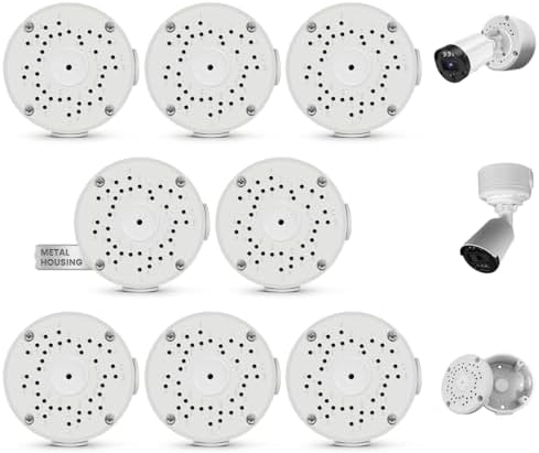Universal Security Camera Junction Box, Metal Hide Cable Junction Boxes