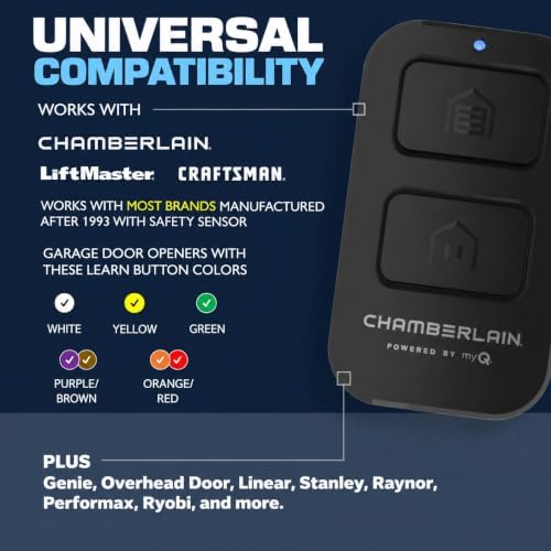 Chamberlain Genuine Universal myQ 2-Button Garage Door Opener Remote
