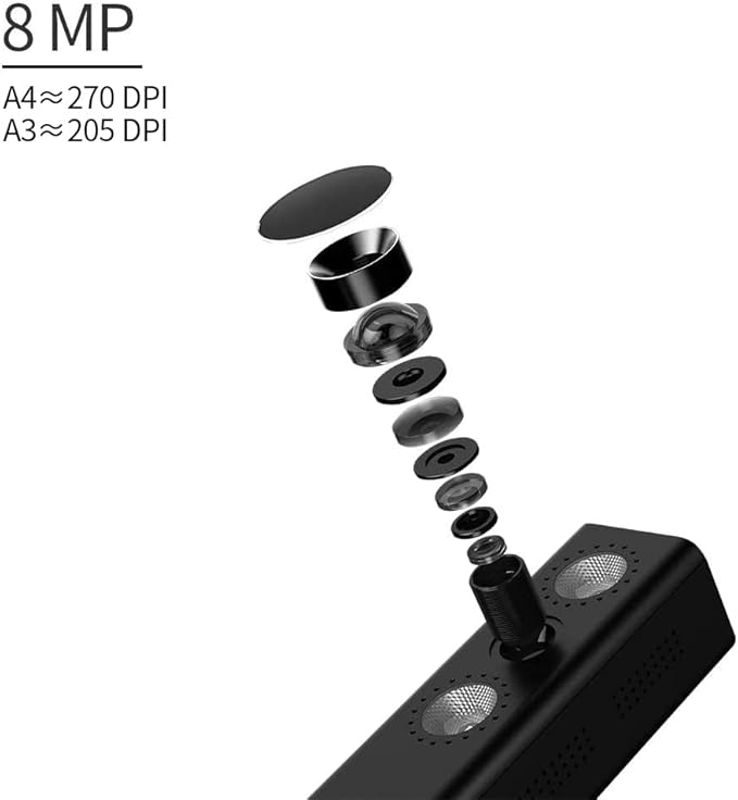 CZUR Shine800-A3-Pro Professional Height Adjustable USB Document Camera
