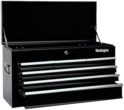 Workington Portable Metal Tool Chest with 6 Drawers, 24" 6-Drawer Tool C...