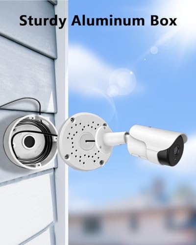 Universal Bullet Security Camera Base Junction Box