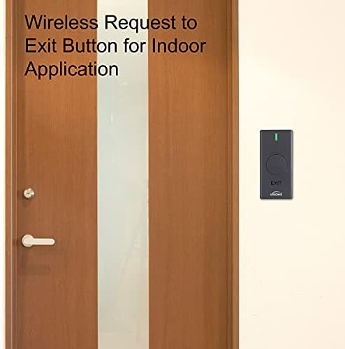 Visionis VIS-3200 Outdoor IP65 Black Access Control Kit with Wireless RFID Ke...