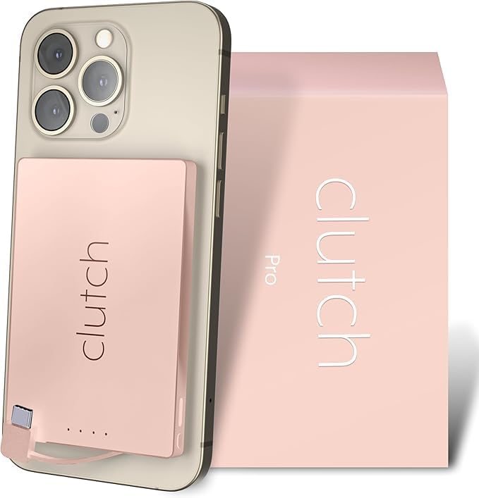 Clutch - Pro USB-C Portable Charger - Compatible - Power Bank Magnetic Battery