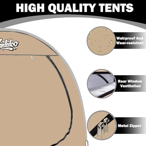 Bicycle Cover Fits 2-3 Bikes, Outdoor Bike Shed, Bike Tent (Beige)