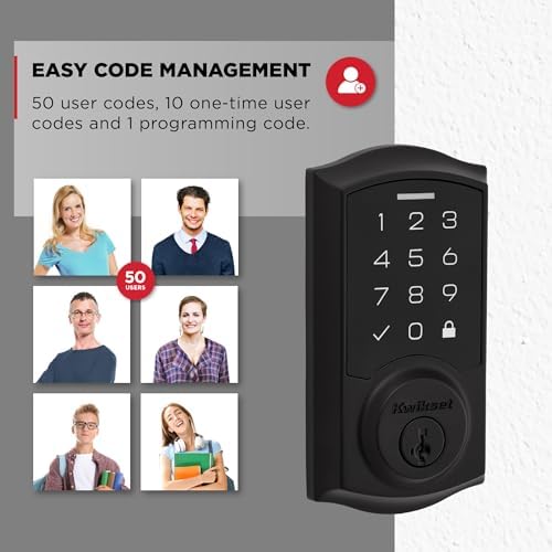 Kwikset SmartCode 270 Keyless Entry Electronic Touchpad Deadbolt Door Lock wi...