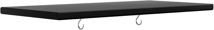 KINYING Plastic Shelving for 37 Cu.ft Horizontal Shed and 57 Cu.ft Vertical Shed, One Shelf with 2 Hooks On The Package, 25.5 in * 13 in, Easy Assembly