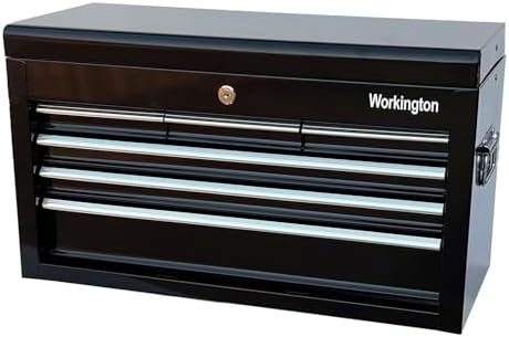 Workington Portable Metal Tool Chest with 6 Drawers, 24" 6-Drawer Tool C...