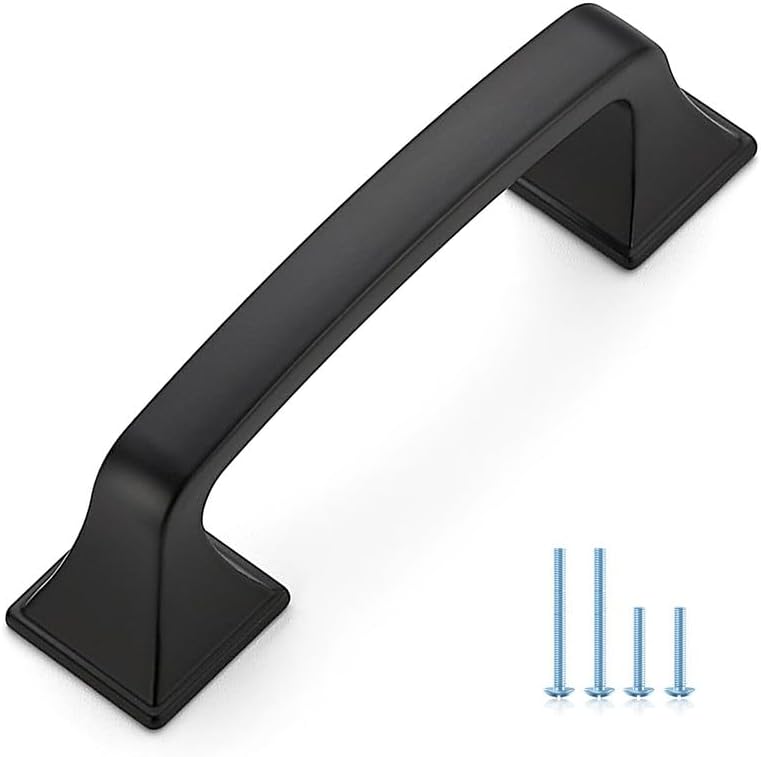 Ravinte Cabinet Pulls 3 Inch Matte Black Kitchen Cabinet Handles 30 Pack | Dr...