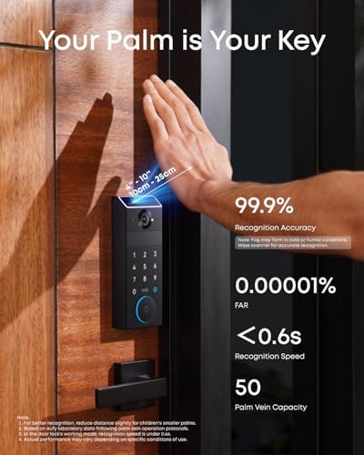 eufy Security Video Smart Lock FamiLock S3 Max with Palm Vein Recognition