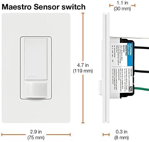 Lutron Maestro Motion Sensor Light Switch Indoor