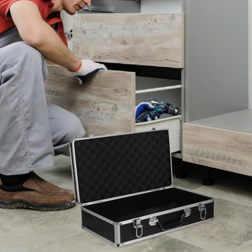 DOITOOL Aluminum Tool Box, Hard Storage Case with Foam Inserts
