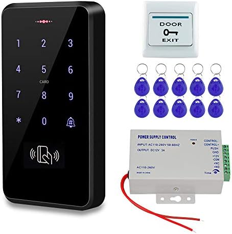 Outdoor Door Access Control System Kit IP68 Waterproof RFID Keypad Card Reade...