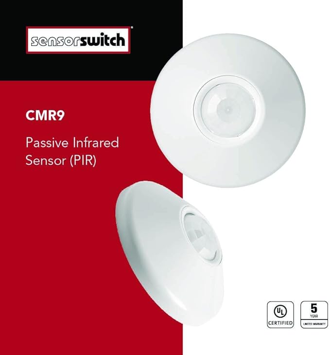 SensorSwitch Ceiling Motion Sensor, Passive Infrared PIR Occupancy Sensor