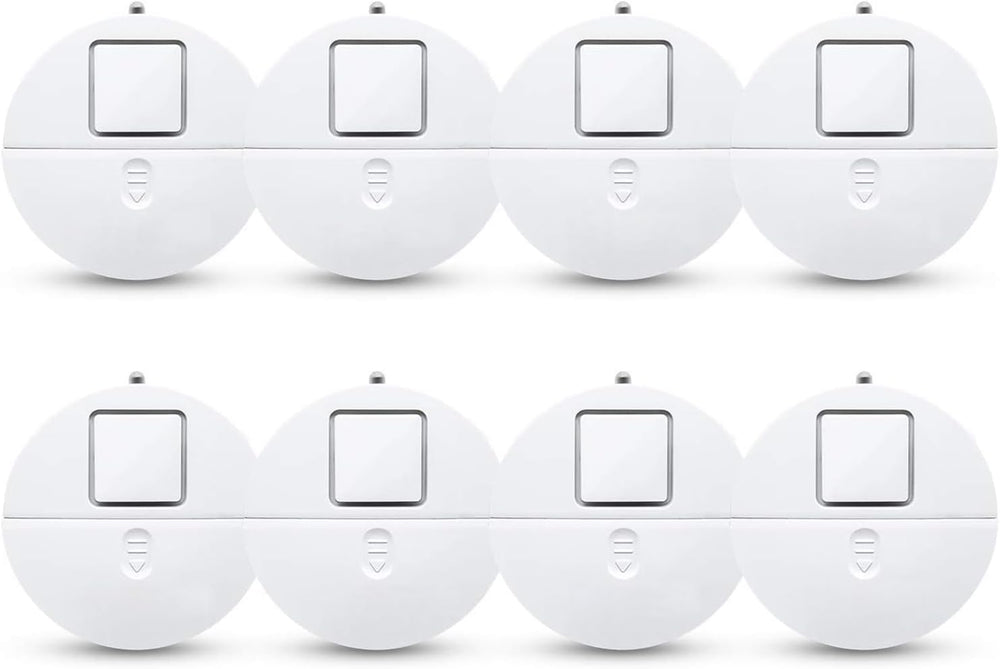 EVA LOGIK Modern Ultra-Thin Window Alarm (8 Pack)