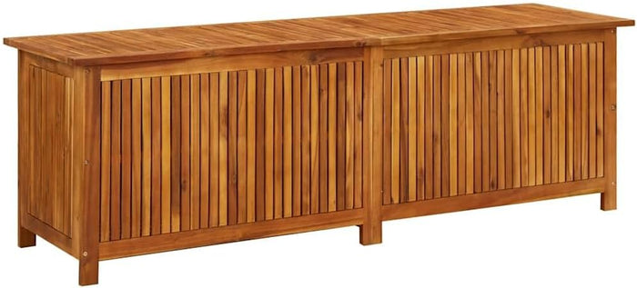vidaXL Patio Storage Box 68.9"x19.7"x22.8" Solid Acacia Wood