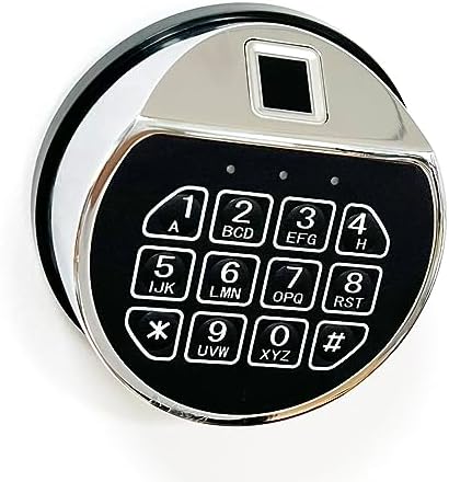Biometric Gun Safe Lock Replacement, Digital Code Fingerprint Lock for Safe B...