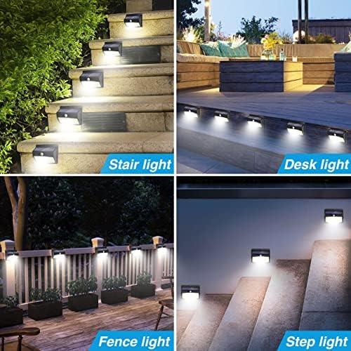 Peasur Solar Motion Sensor Outdoor Light 10Pack, 138 LED, Black-Cool White