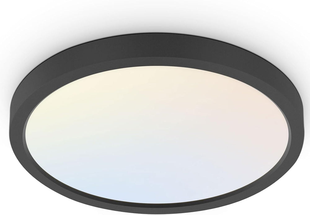 hykolity 18 Inch LED Round Flat Panel Light, 3000K/4000K/5000K CCT Selectable