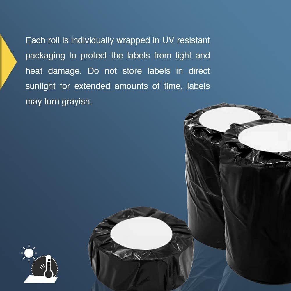 BETCKEY Replace for DYMO 30334 (2-1/4" x 1-1/4") Label [6 Roll/Ligh...