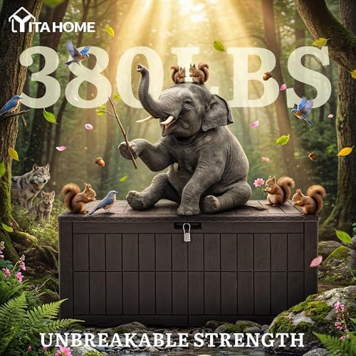 YITAHOME 110 Gallon Outdoor Deck Box