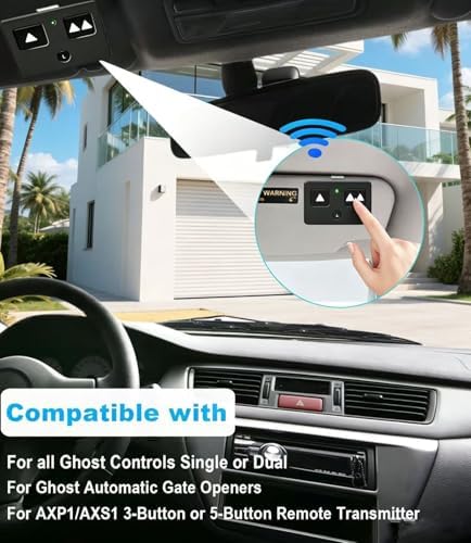 Gh ost Remote Transmitter AXS1 AXP1 3 or 5 Button for Automatic Gate Opener