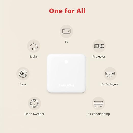 SwitchBot Bot White & Hub Mini Kit: Automate IR Devices & Physical Sw...