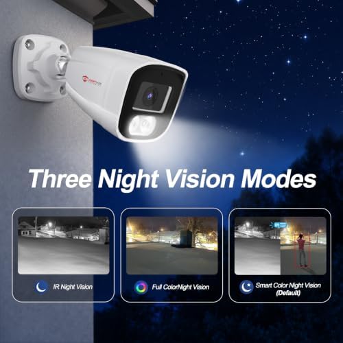 Anpviz 4MP Bullet PoE IP Camera, Security IP Camera Outdoor Indoor