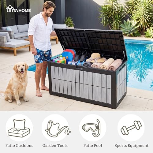 YITAHOME 134 Gallon Large Deck Box