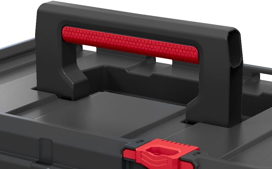 Keter Stack n' Roll Modular DIY Toolbox, Stackable, Lightweight, Durable,...