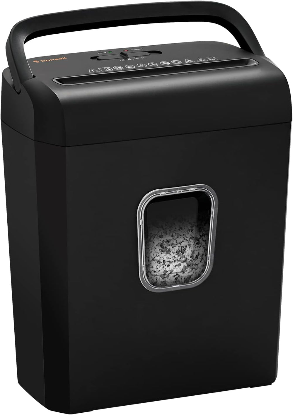 Bonsaii 6-Sheet Micro-Cut Paper Shredder, P-4 High-Security