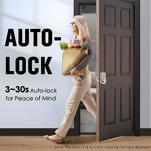 M19 Keyless Entry Door Lock with Keypads, Smart Deadbolt Lock SN