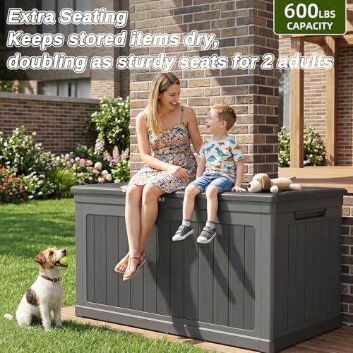 270 Gallons Outdoor Storage Deck Box