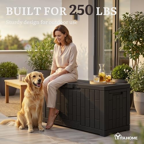YITAHOME 60 Gallon Outdoor Storage Box