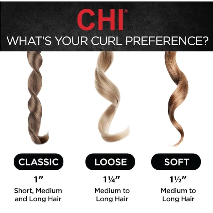 CHI Spin N Curl, Curling Iron For Healthy & Shiny Effortless Curls & ...