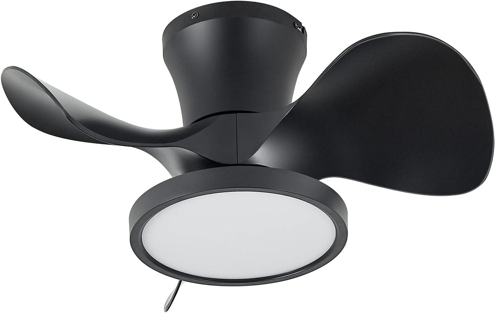 ocioc Quiet Ceiling Fan with LED Light 22 inch Large Air Volume Remote Control