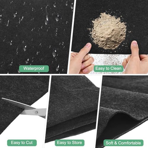M METERXITY Outdoor Storage Shed Mat, 10x10 FT Waterproof Small Shed Flooring...