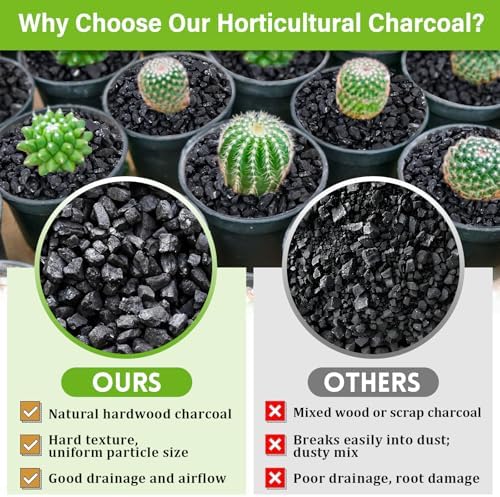 Legigo 8 QT Horticultural Charcoal- Natural Biochar Soil Amendment