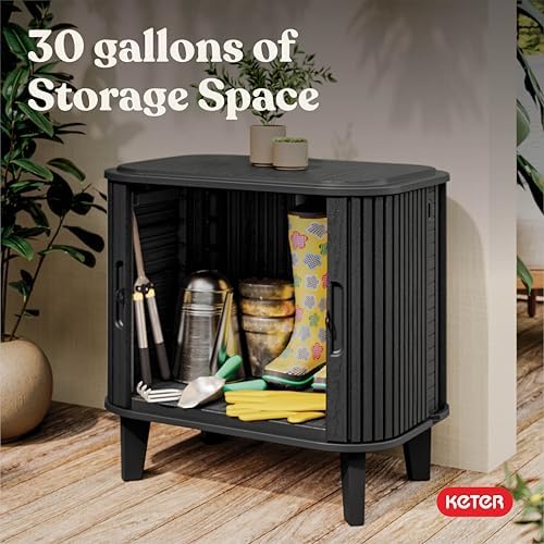 Keter Velo 30 Gallon Outdoor Storage Cabinet