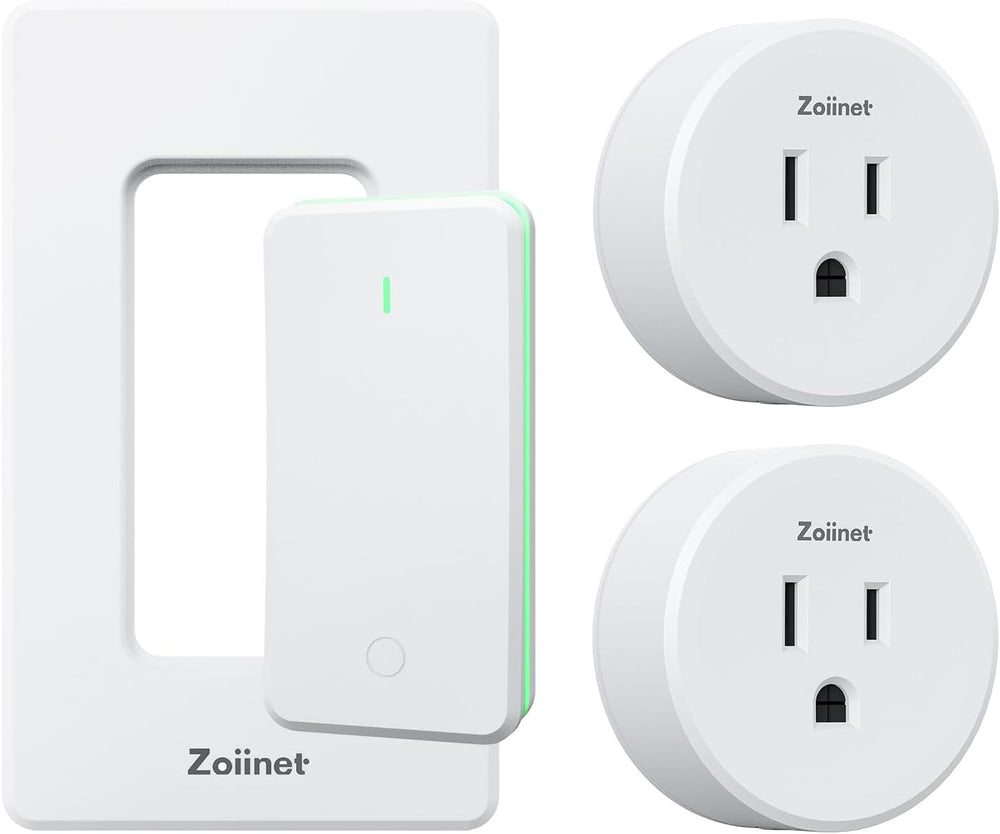Zoiinet Remote Control Outlet Plug Switch, Buckle Design & Removable Wire...