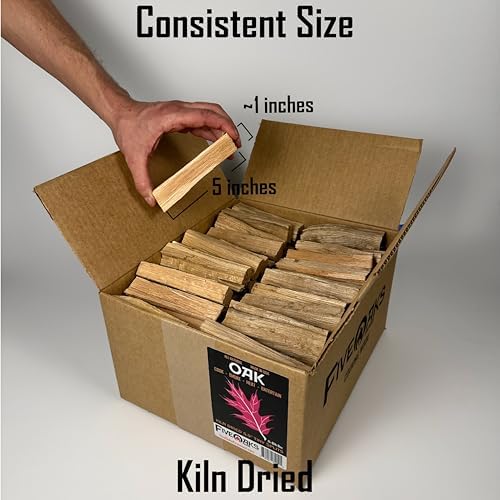 Kiln Dried Oak Pizza Oven Wood, Mini 5 Inch Cooking Wood for Ooni, Gozney, Be...