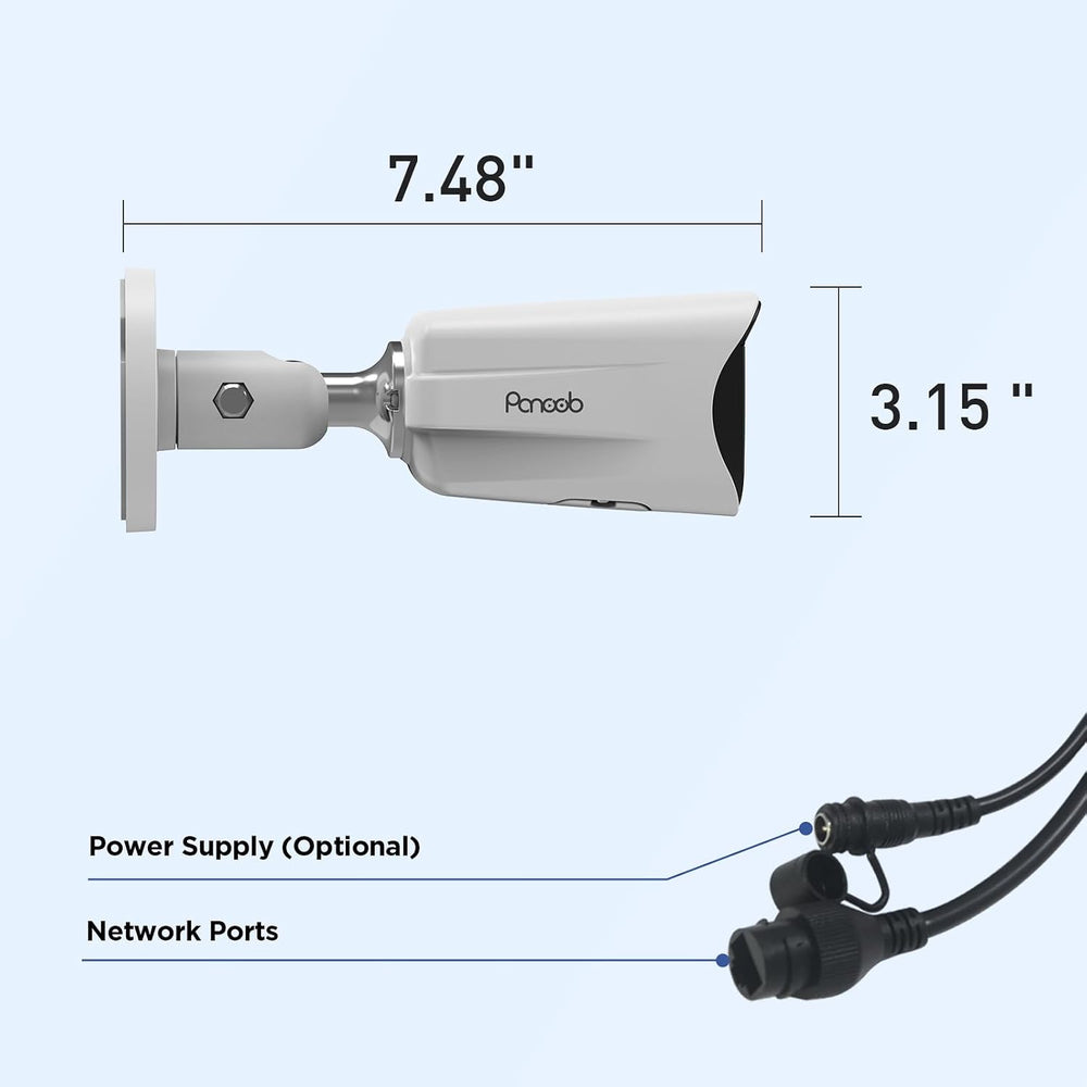 5MP Wired HD Video Security IP Bullet PoE IP Camera, PB65-5MDL