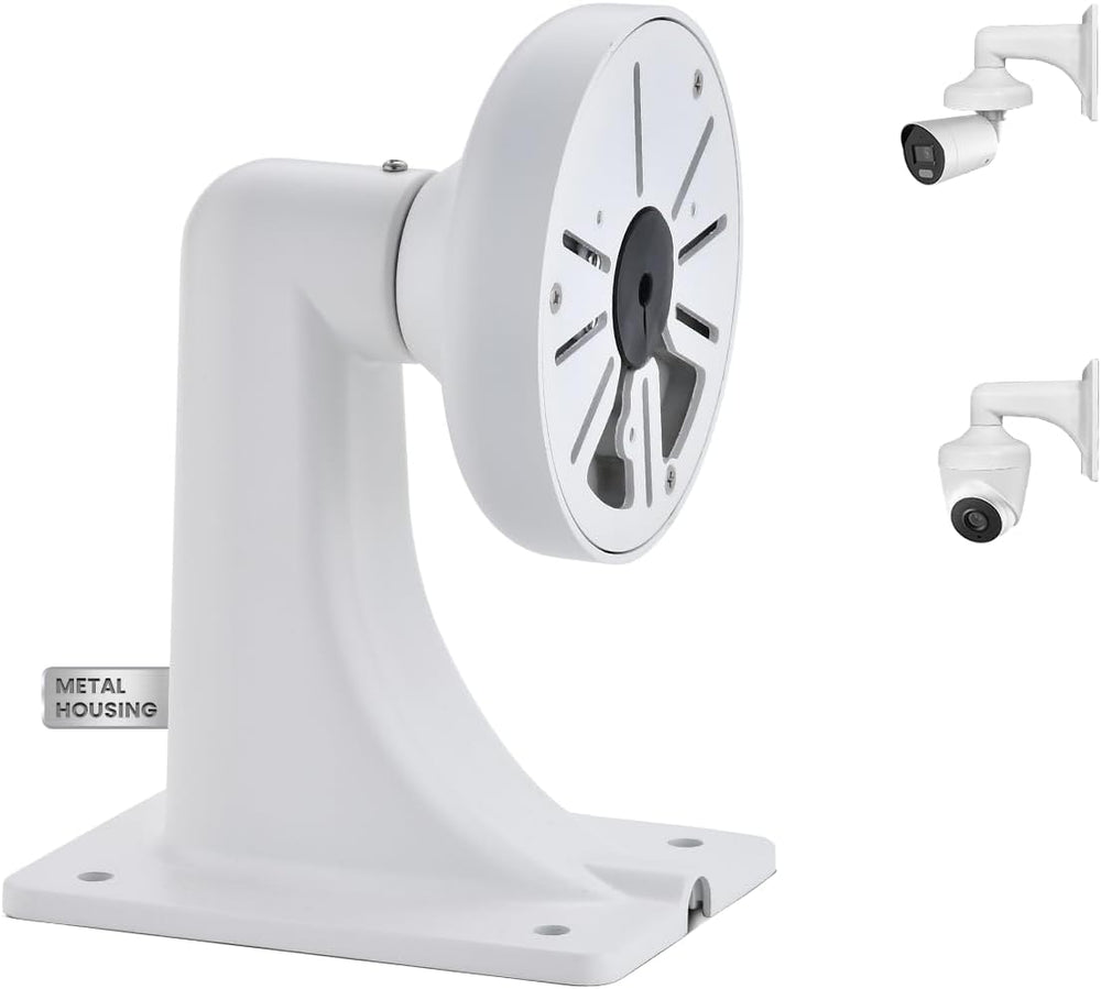 Universal Adjustable Security Camera Wall Mount Bracket with Junction Box