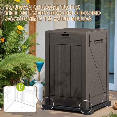 Devoko 48 Gallon Package Delivery Box Outdoor Secure Lockable