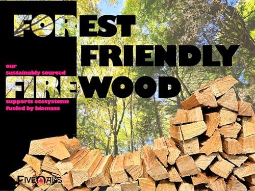 Kiln Dried Oak Pizza Oven Wood, Mini 5 Inch Cooking Wood for Ooni, Gozney, Be...