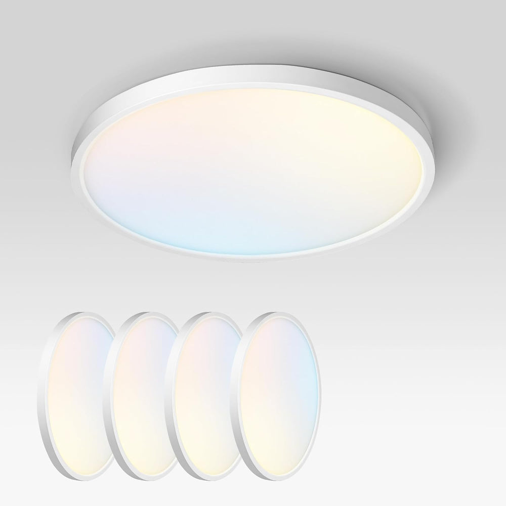 ASD LED 12" Round Flush Mount Ceiling Light Fixture, Low Profile Surface...