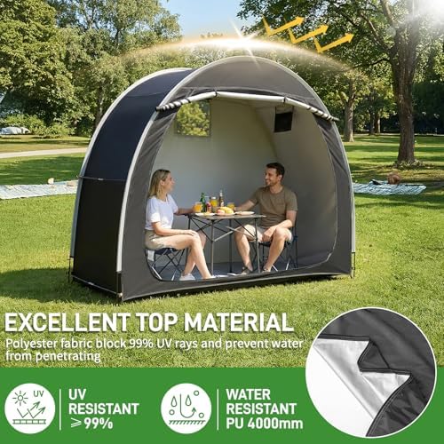 Outvita Portable Bike Tent Cover for 4-5 Bikes, Garden Tools