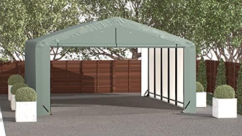 ShelterLogic ShelterTube Garage & Storage Shelter, 20' x 27' x 10...