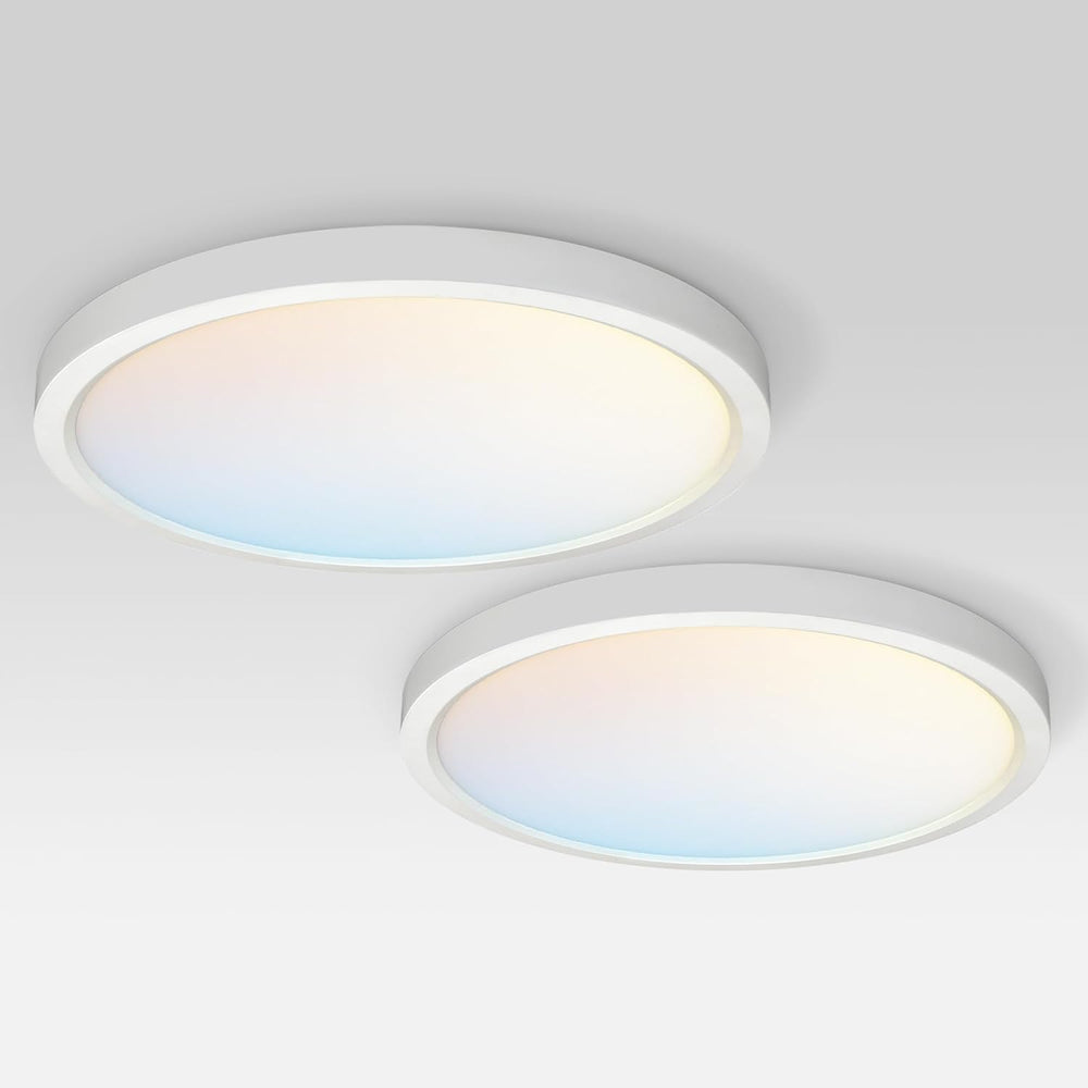 ASD LED 15" Round Flush Mount Ceiling Light Fixture, Low Profile Surface...