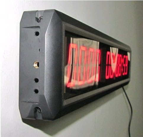 BESTLED Red Days Countdown Clock 10 Digits Count up 10000 Days Hours Minutes