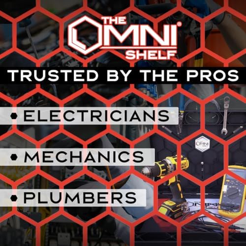 The OmniShelf Portable Workstation, Magnetic Toolbox, Laptop Stand w/ 50 lb C...